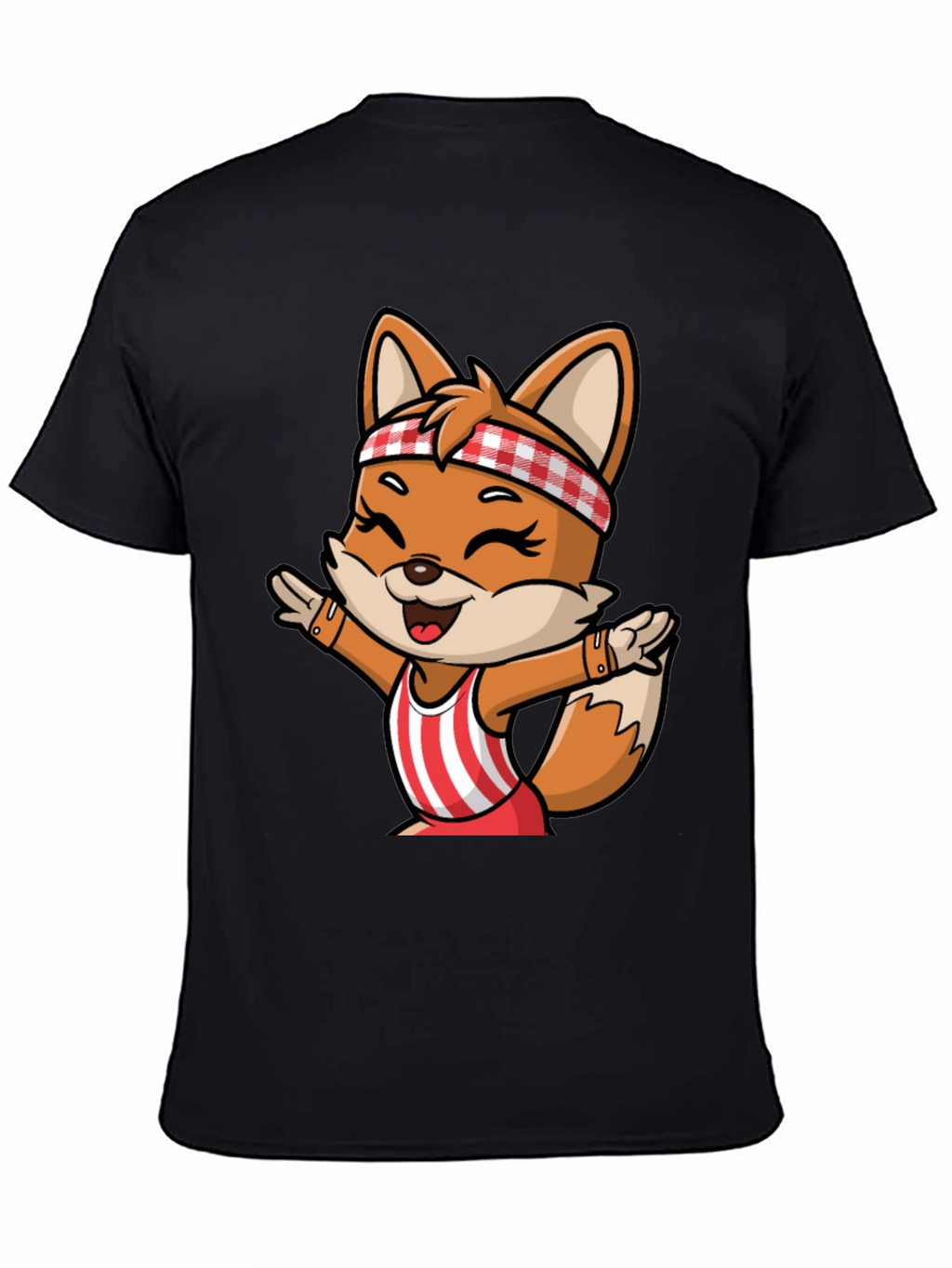 Cartoon Fox Unisex T-Shirt - Playful Design