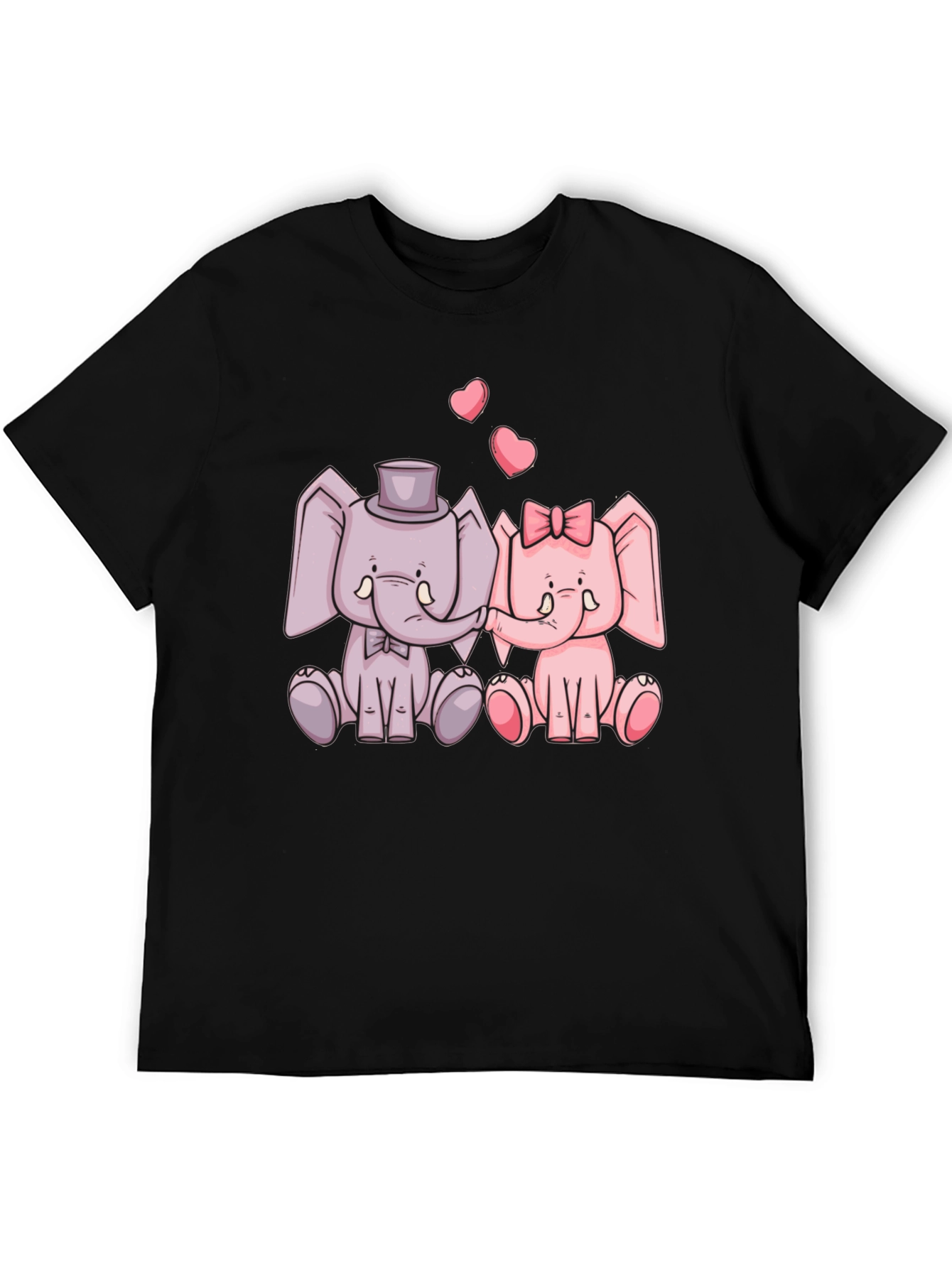 Elephant Love T-Shirt - Cute Cartoon Design