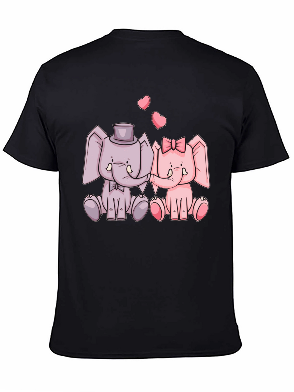 Elephant Love T-Shirt - Cute Cartoon Design