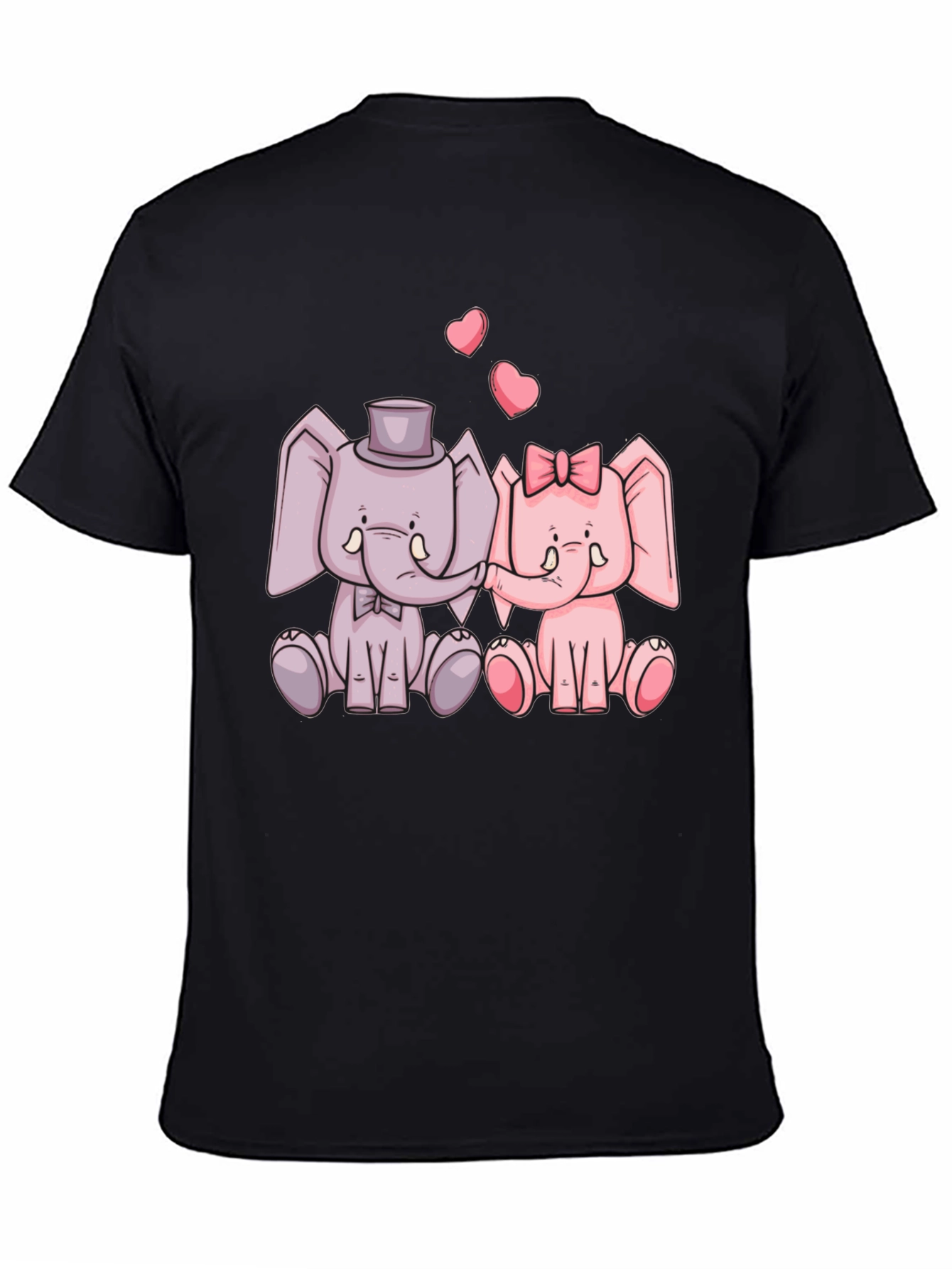 Elephant Love T-Shirt - Cute Cartoon Design