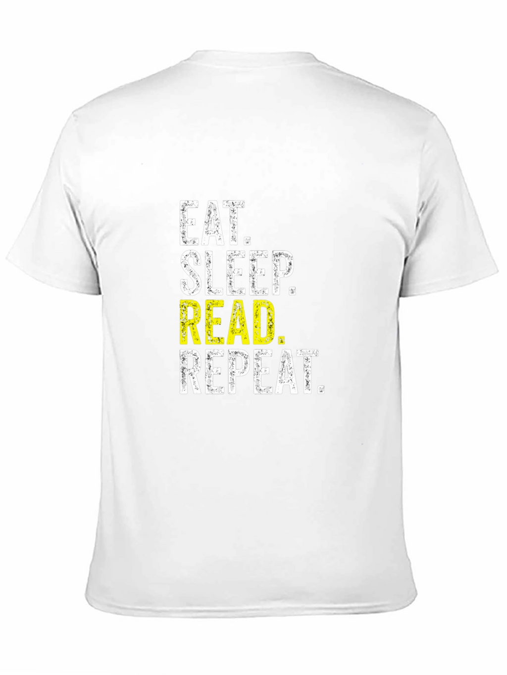 Eat Sleep Read Repeat Black T-Shirt