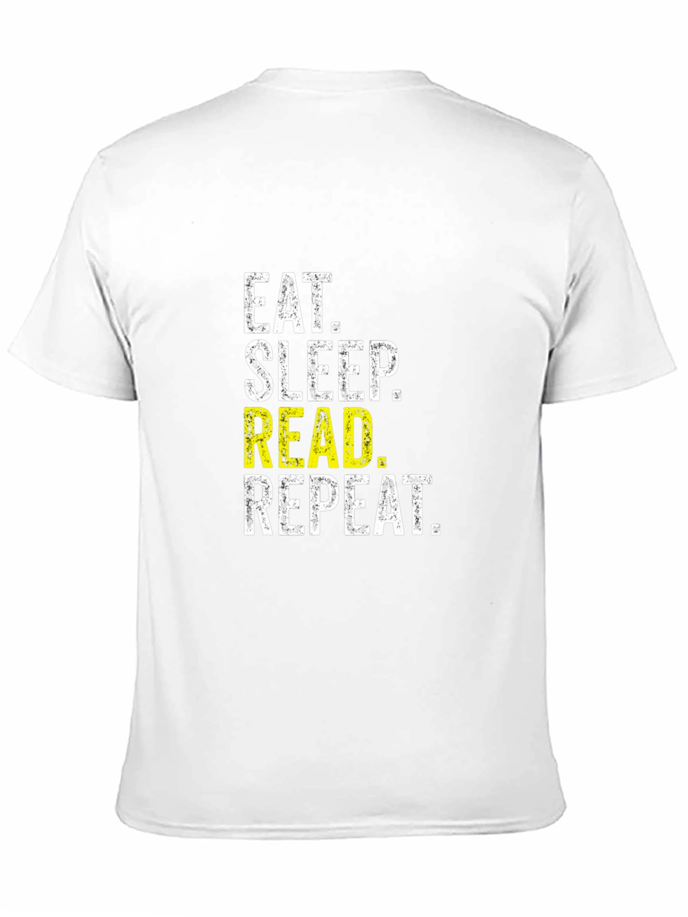 Eat Sleep Read Repeat Black T-Shirt