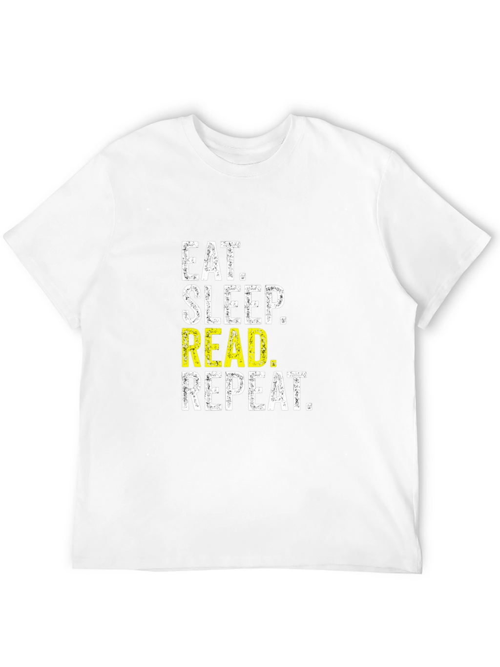 Eat Sleep Read Repeat Black T-Shirt