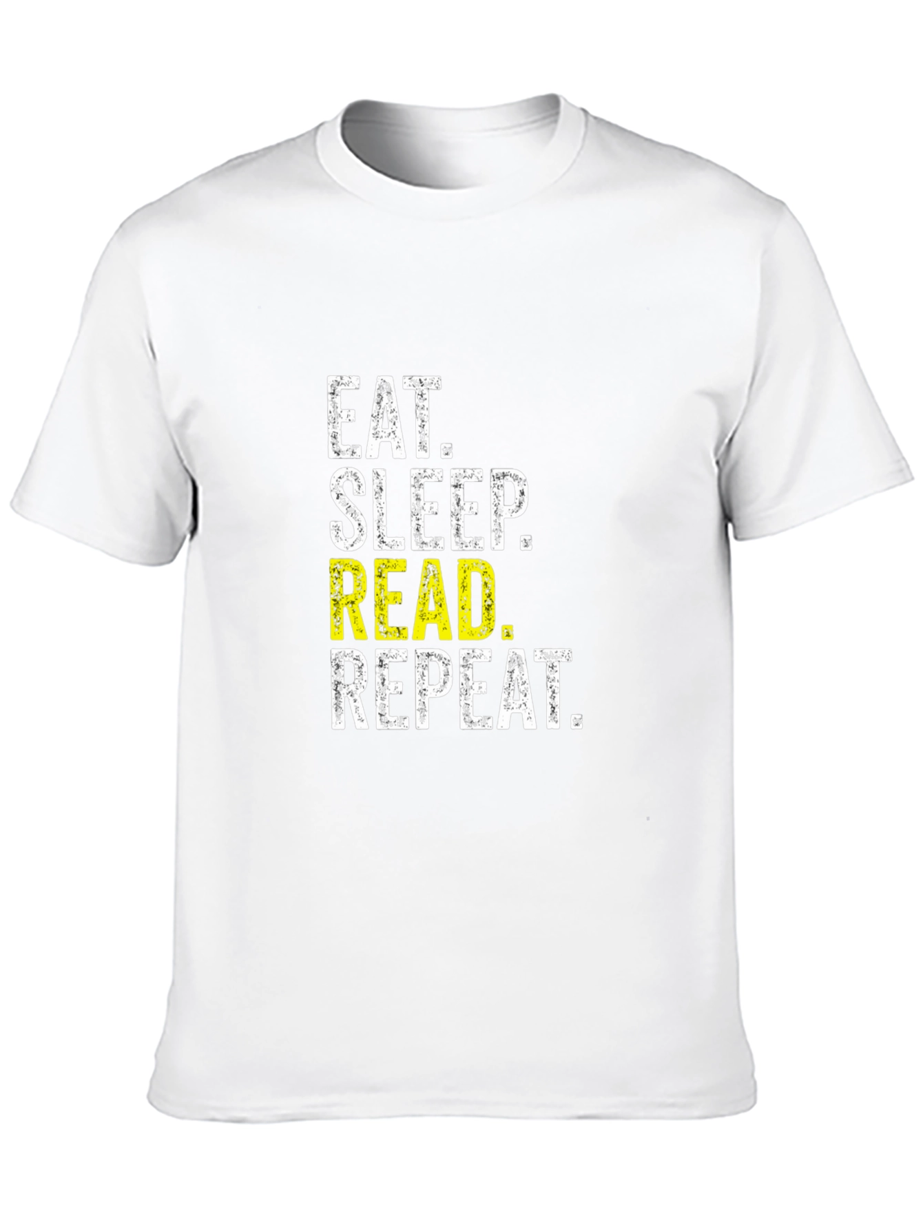 Eat Sleep Read Repeat Black T-Shirt