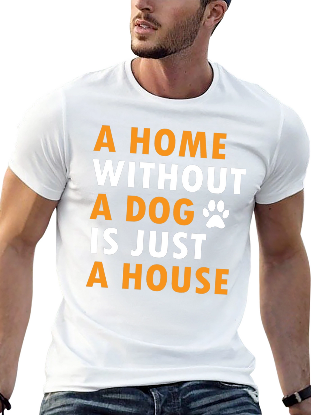 Dog Lover T-Shirt - A Home Without A Dog