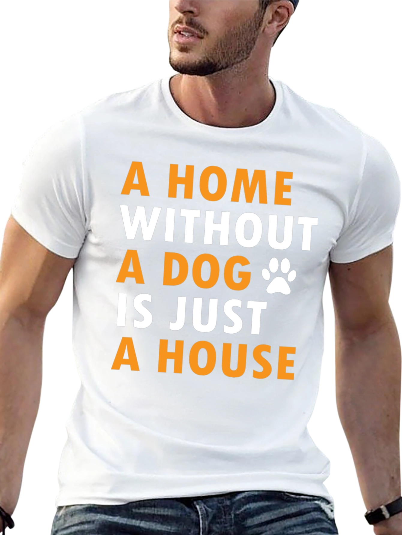 Dog Lover T-Shirt - A Home Without A Dog