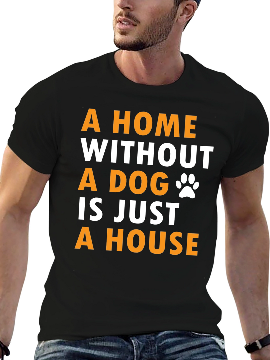 Dog Lover T-Shirt - A Home Without A Dog