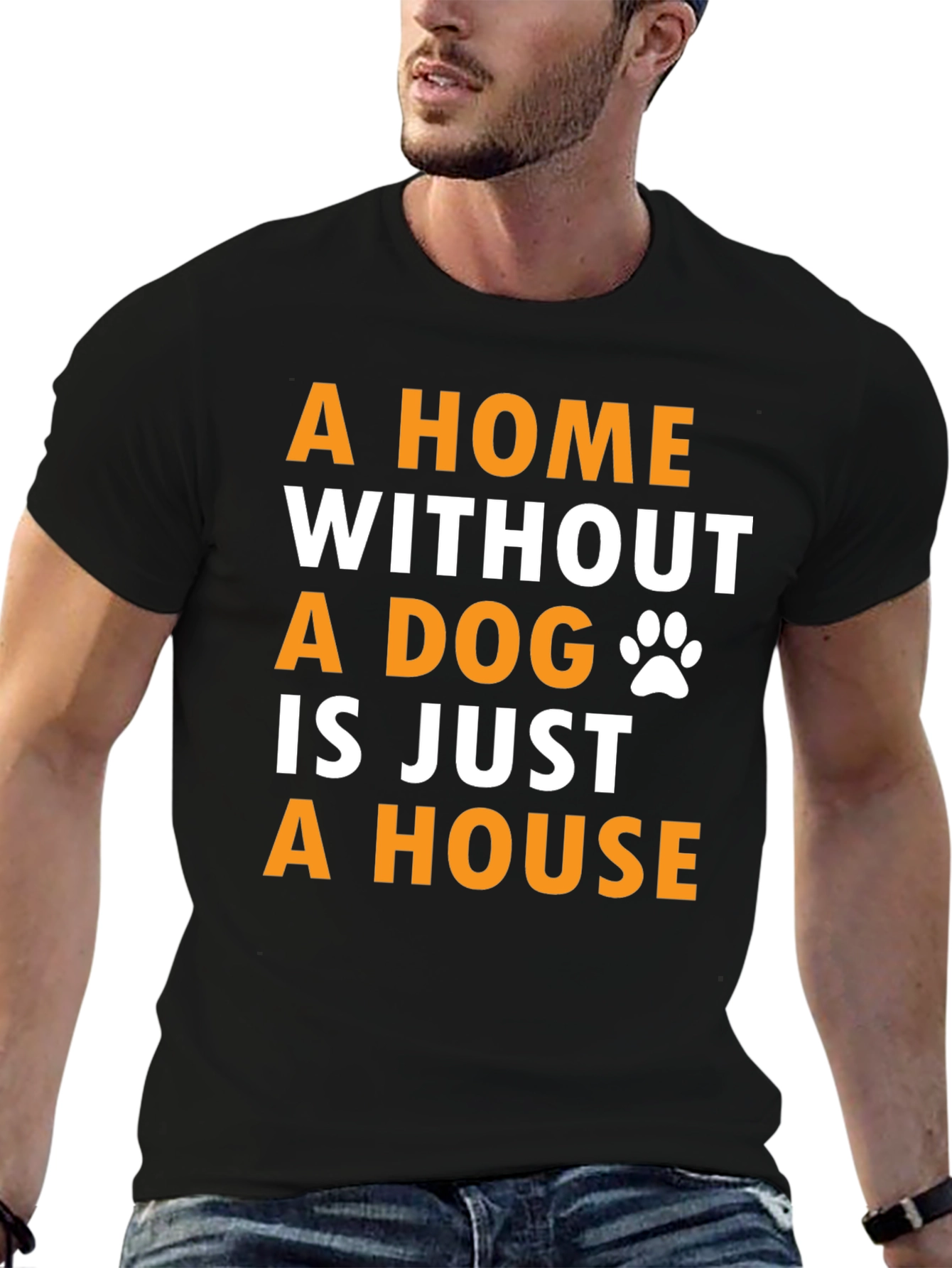 Dog Lover T-Shirt - A Home Without A Dog