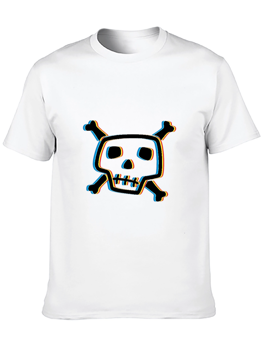 Skull & Crossbones Graphic T-Shirt - Edgy Style