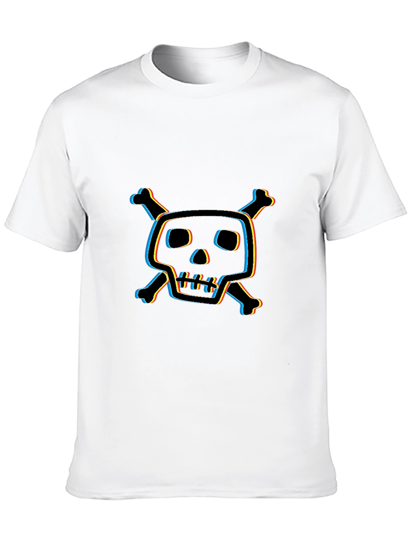 Skull & Crossbones Graphic T-Shirt - Edgy Style