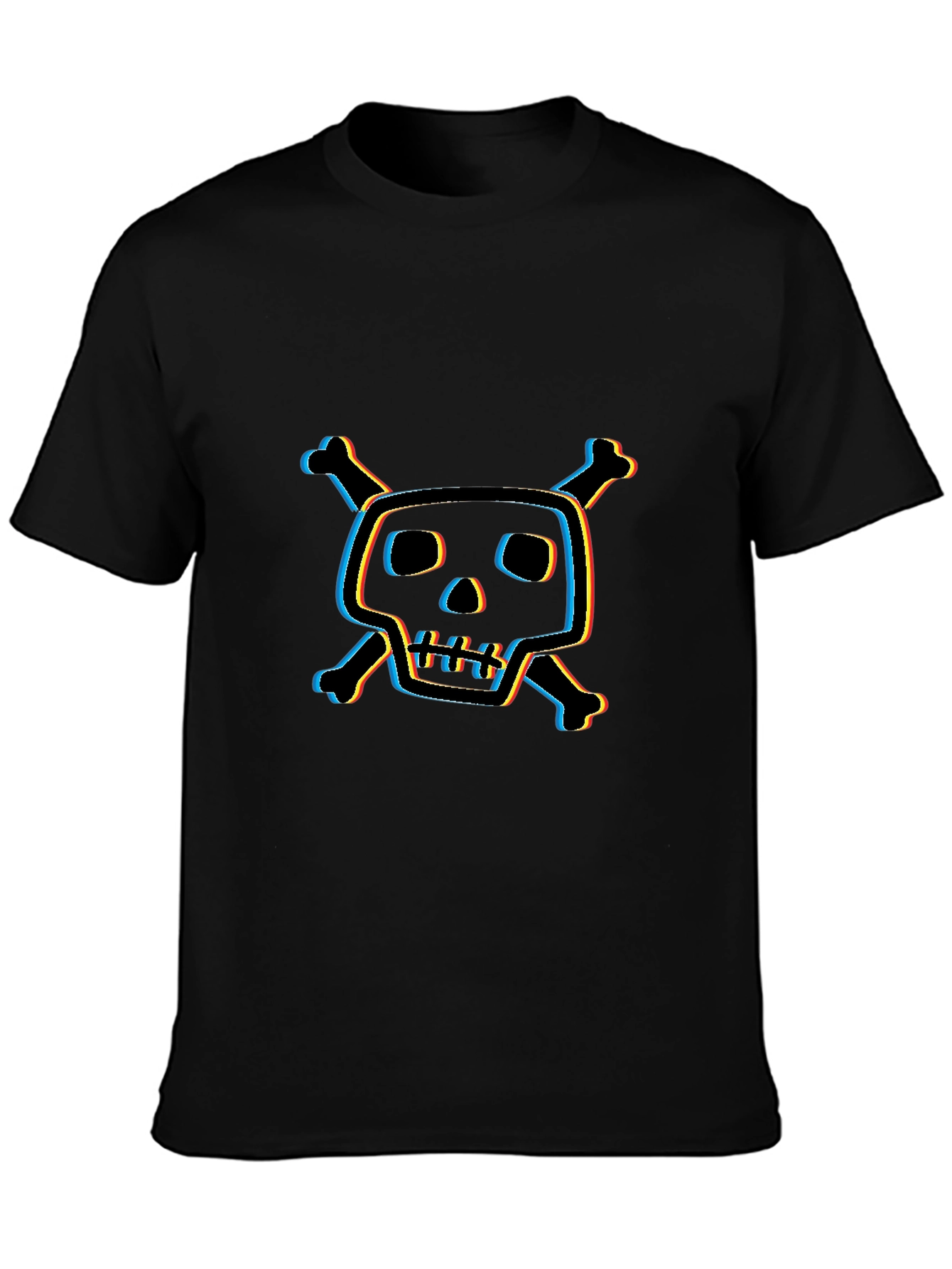 Skull & Crossbones Graphic T-Shirt - Edgy Style