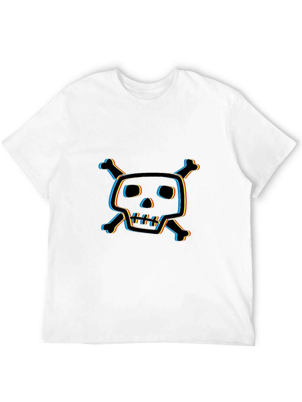 Skull & Crossbones Graphic T-Shirt - Edgy Style