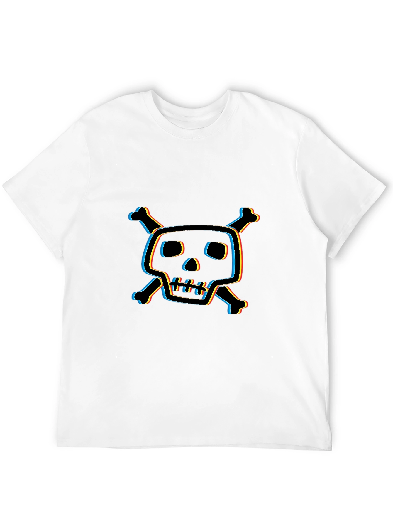 Skull & Crossbones Graphic T-Shirt - Edgy Style
