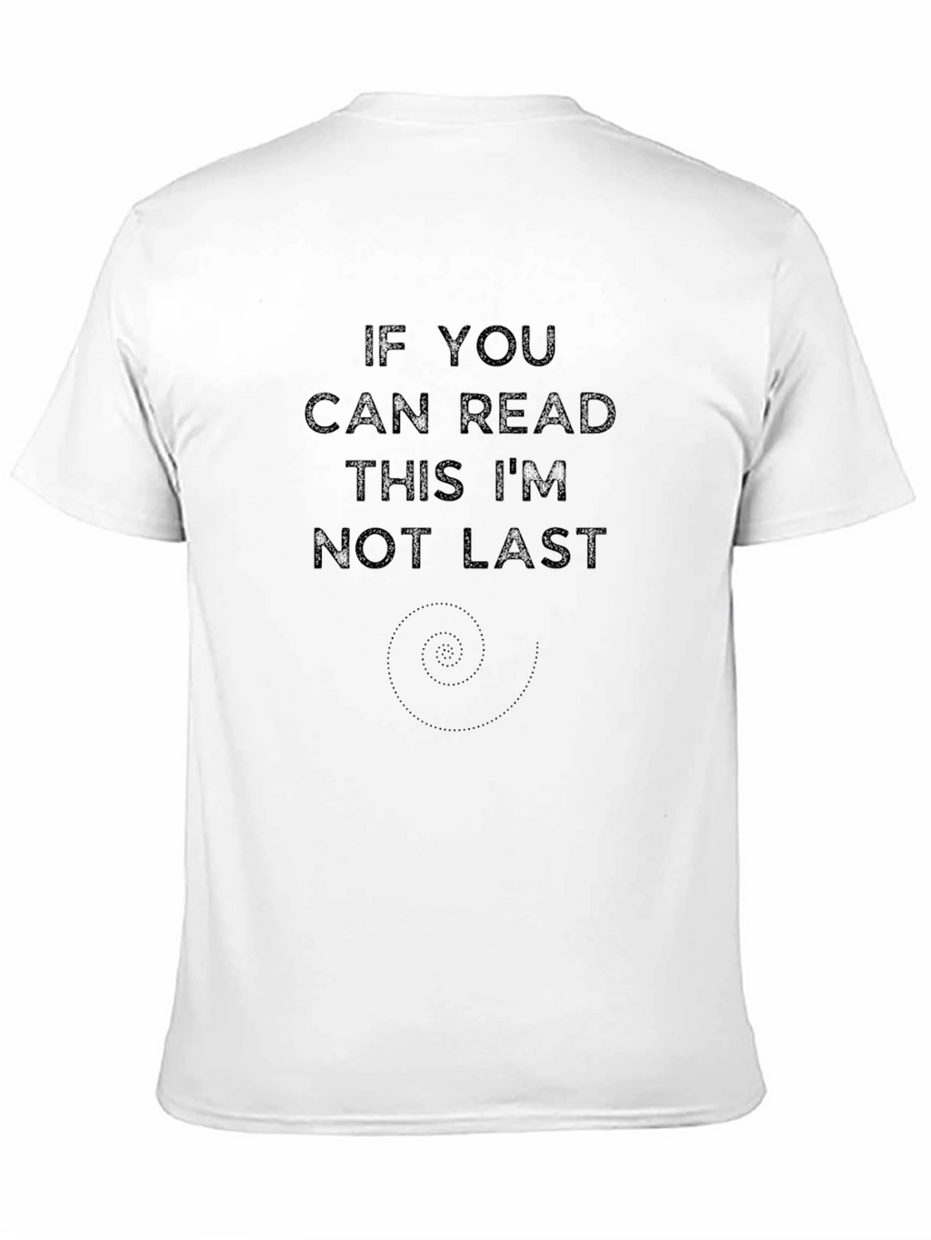Funny If You Can Read This Black Graphic Tee