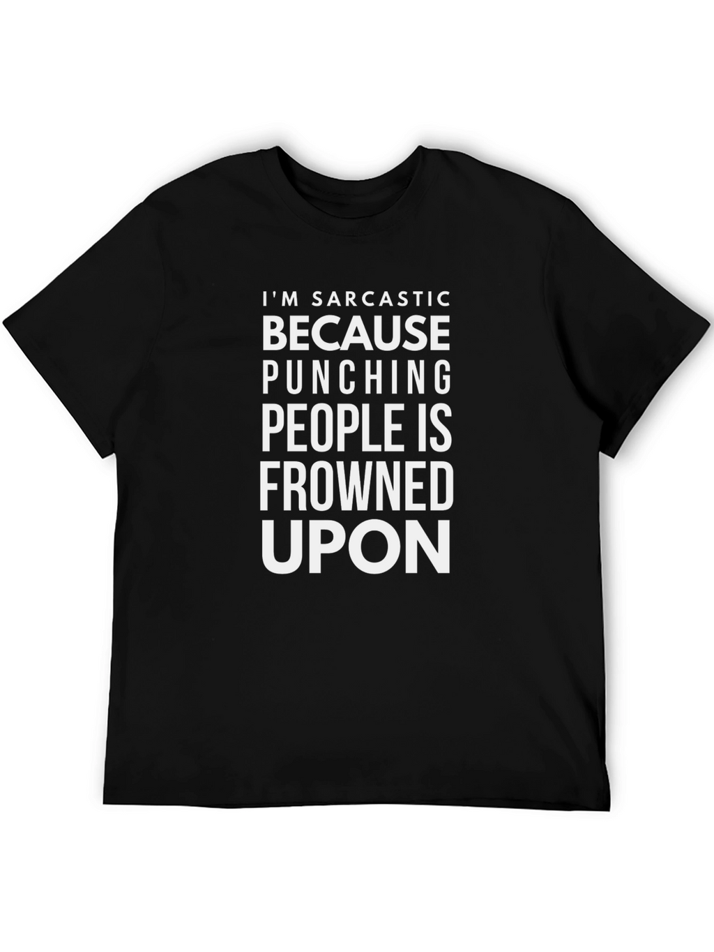 Sarcastic Punching People Graphic Tee