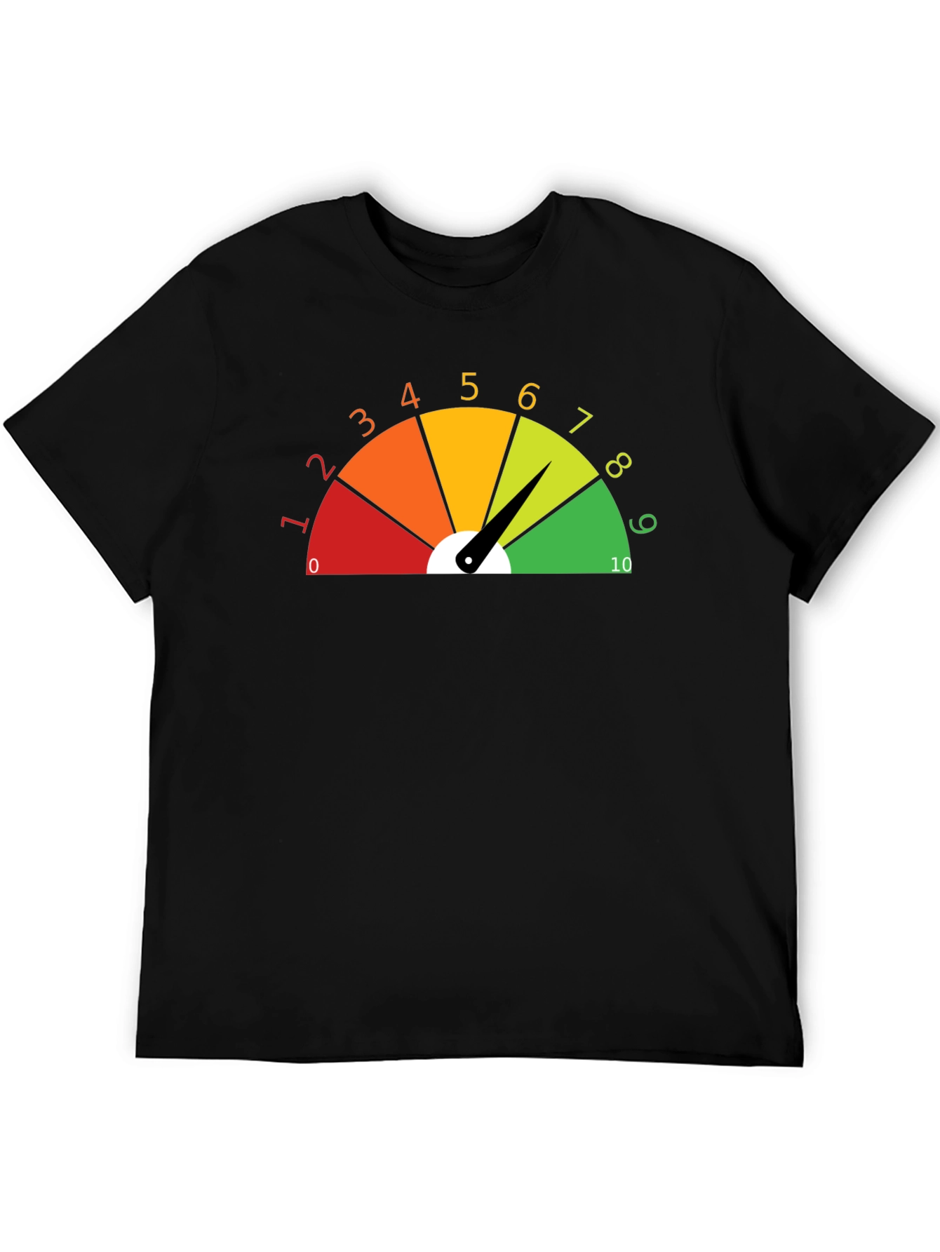 Rate Your Mood Black T-Shirt