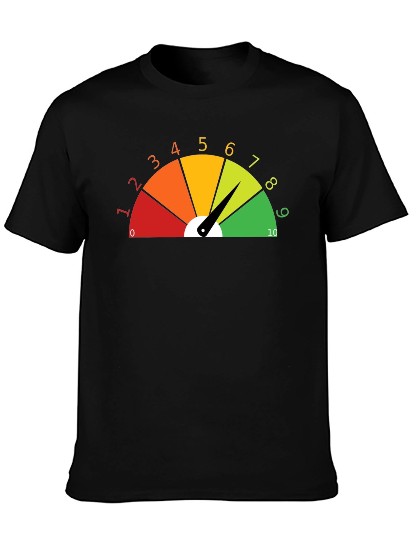 Rate Your Mood Black T-Shirt