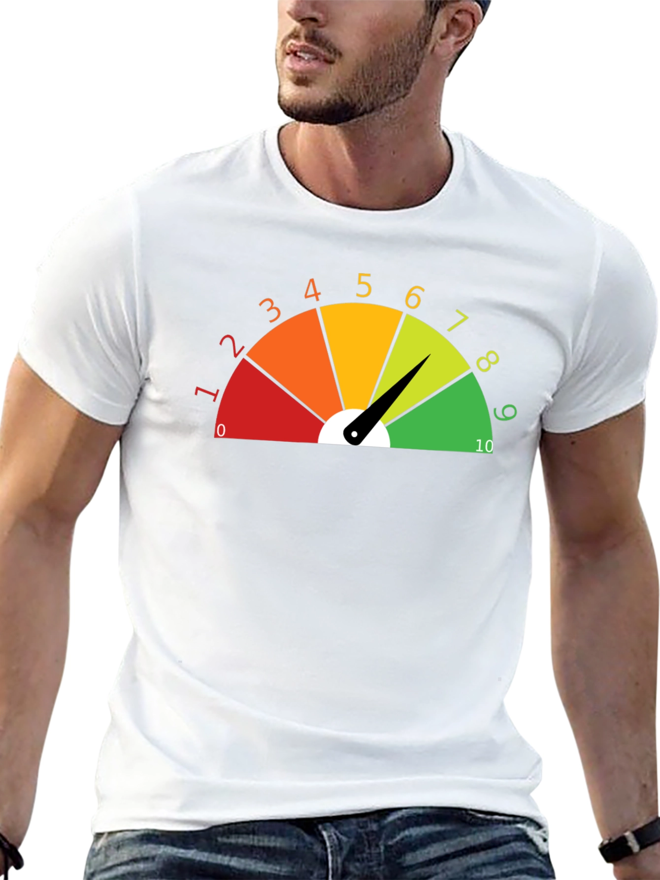 Rate Your Mood Black T-Shirt