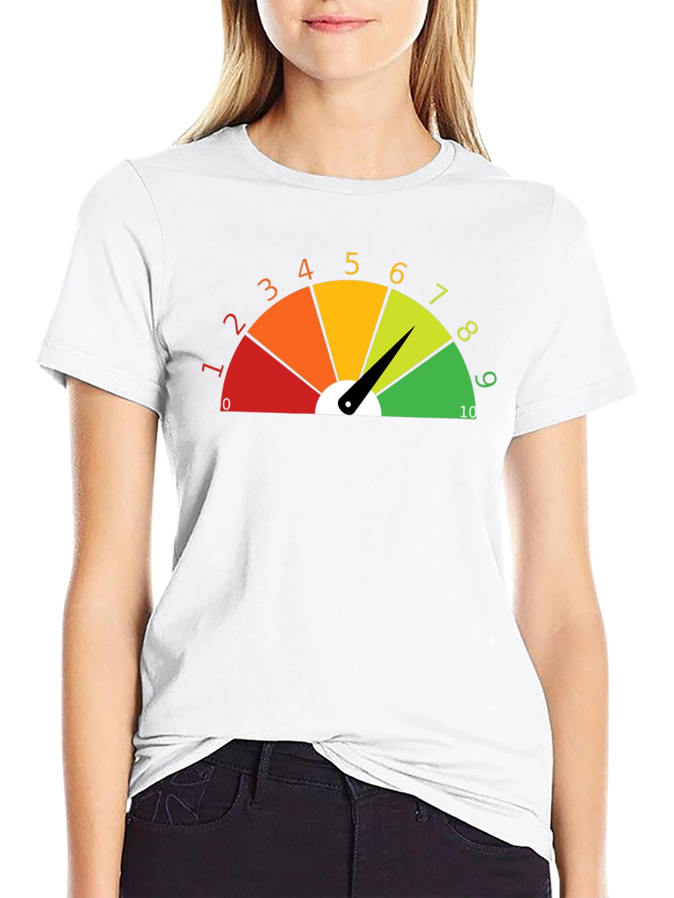 Rate Your Mood Black T-Shirt