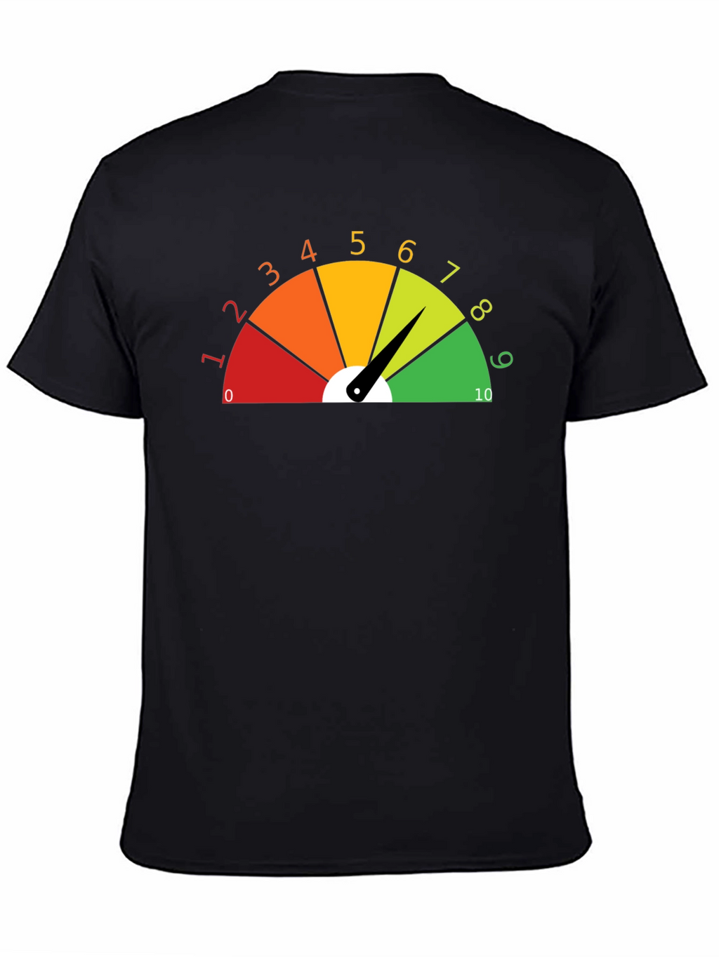 Rate Your Mood Black T-Shirt