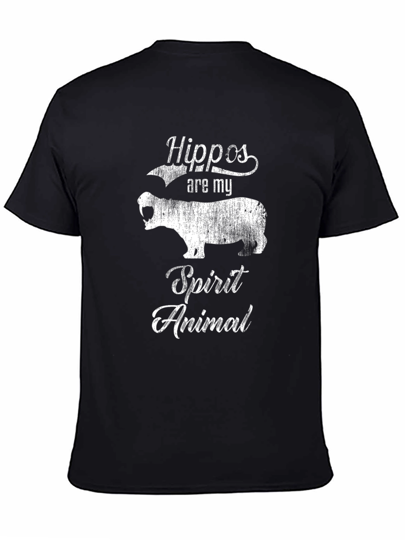 Hippo Spirit Animal Graphic Tee