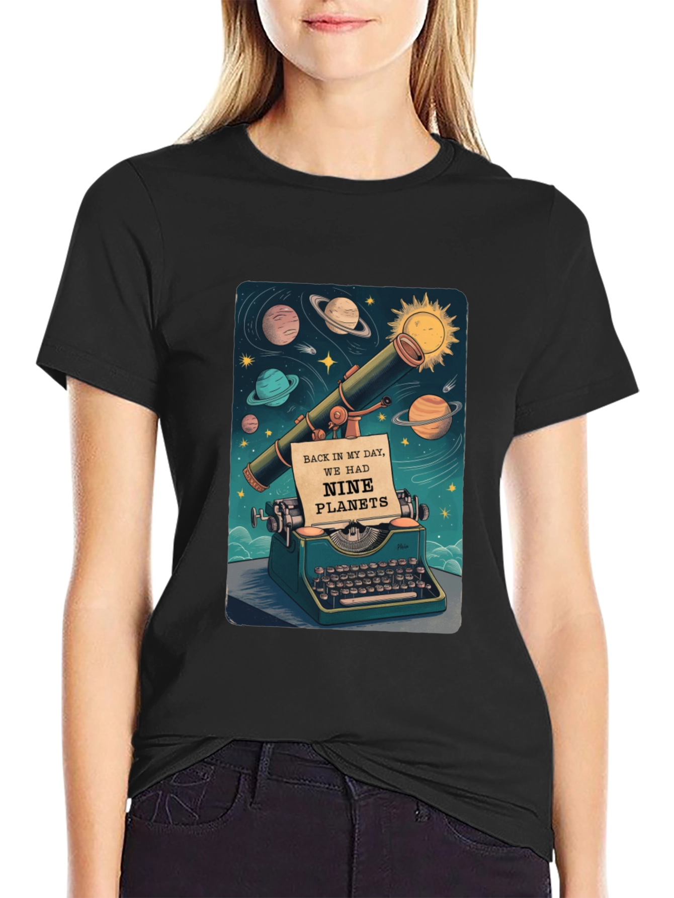 Nine Planets Retro Tee