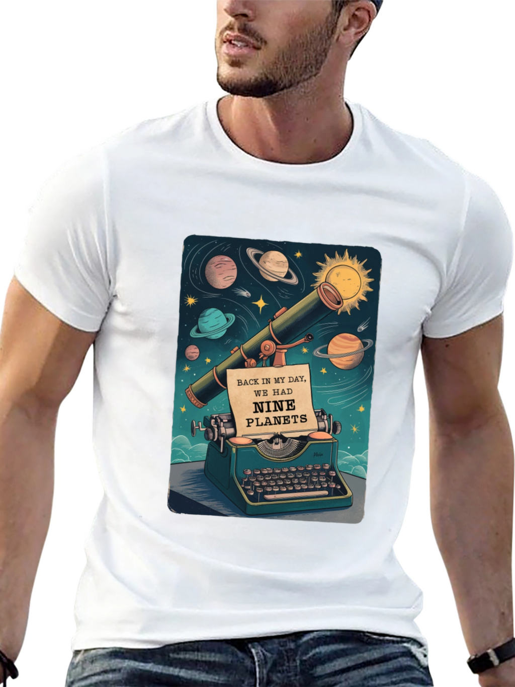 Nine Planets Retro Tee