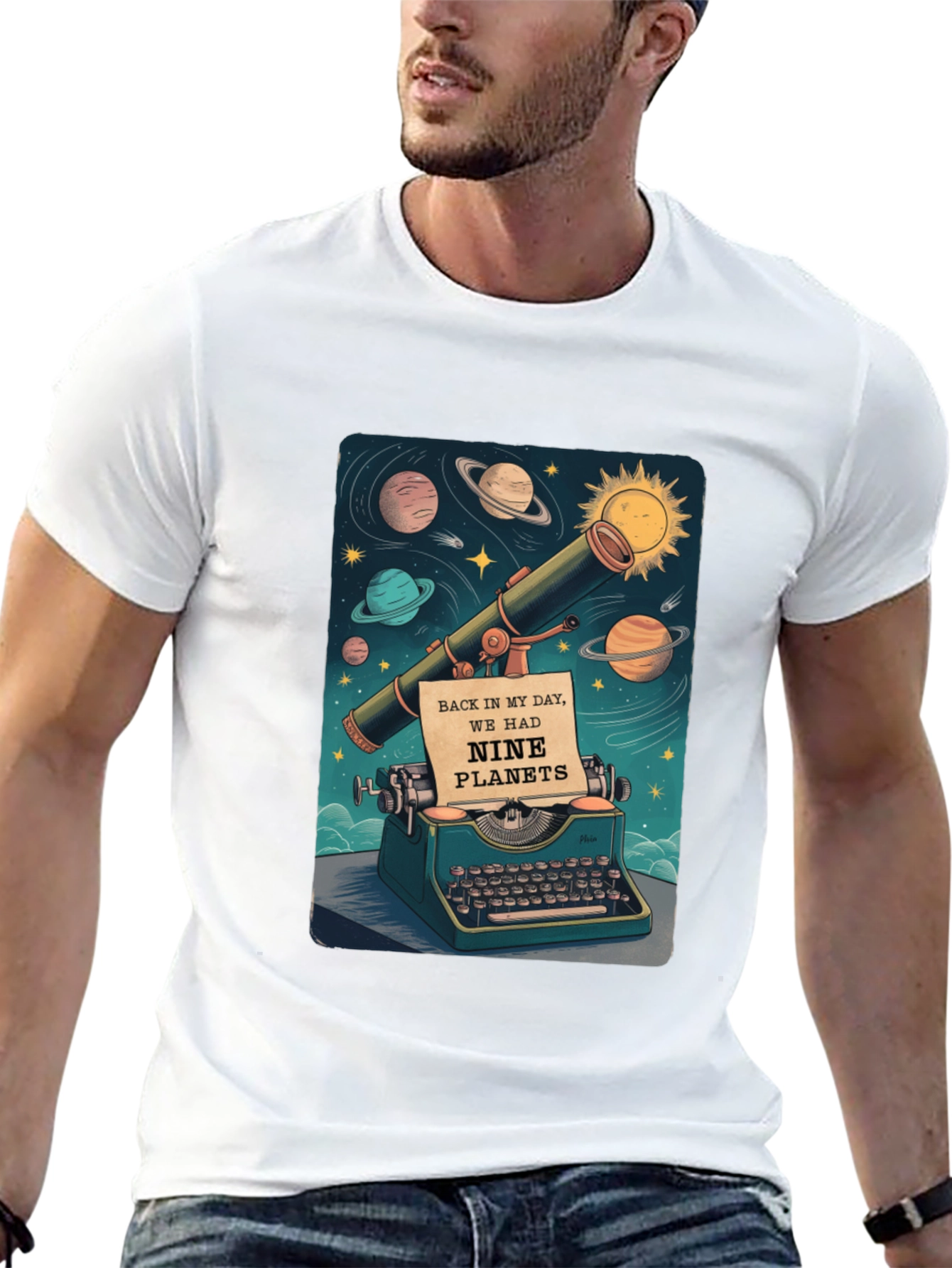 Nine Planets Retro Tee