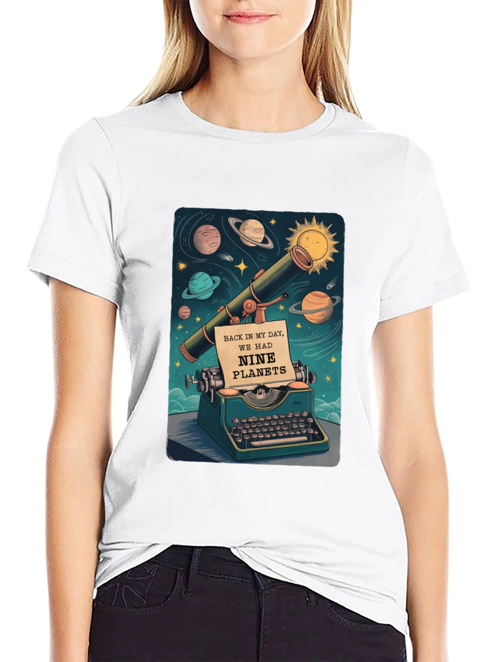 Nine Planets Retro Tee