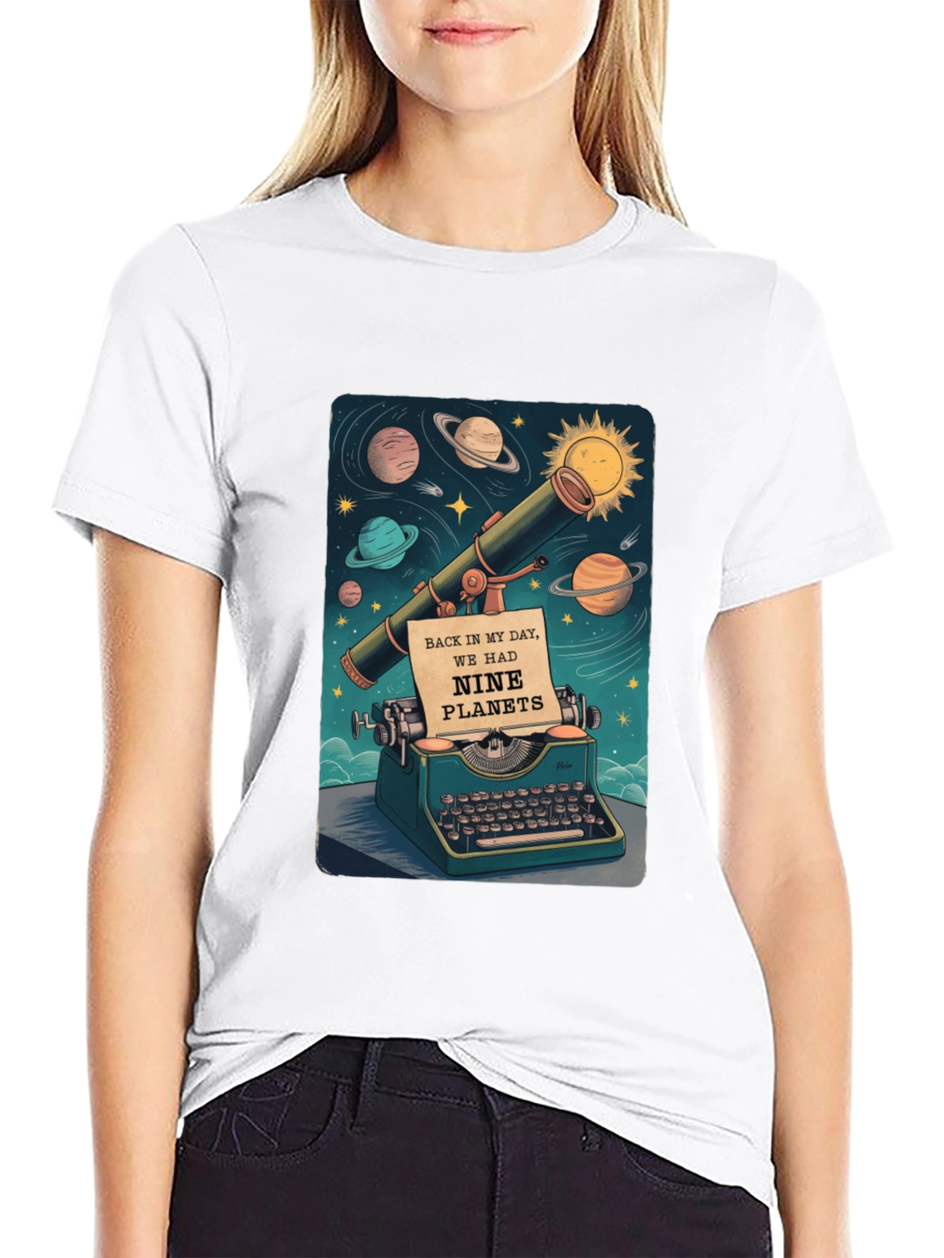 Nine Planets Retro Tee