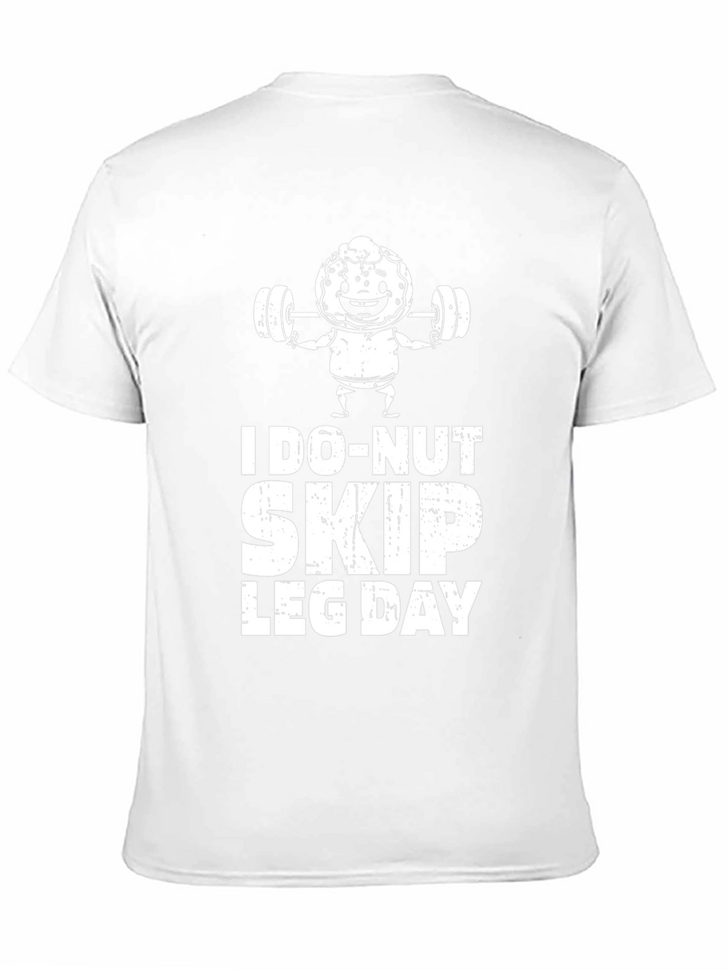 I Do-Nut Skip Leg Day Black T-Shirt