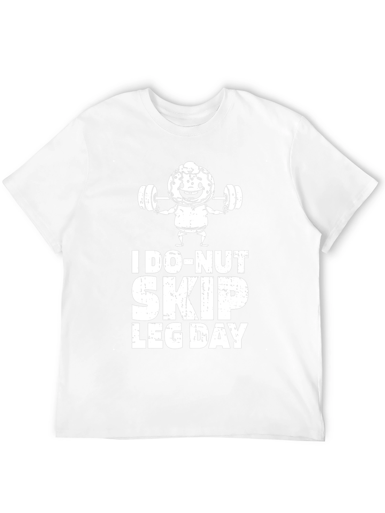 I Do-Nut Skip Leg Day Black T-Shirt