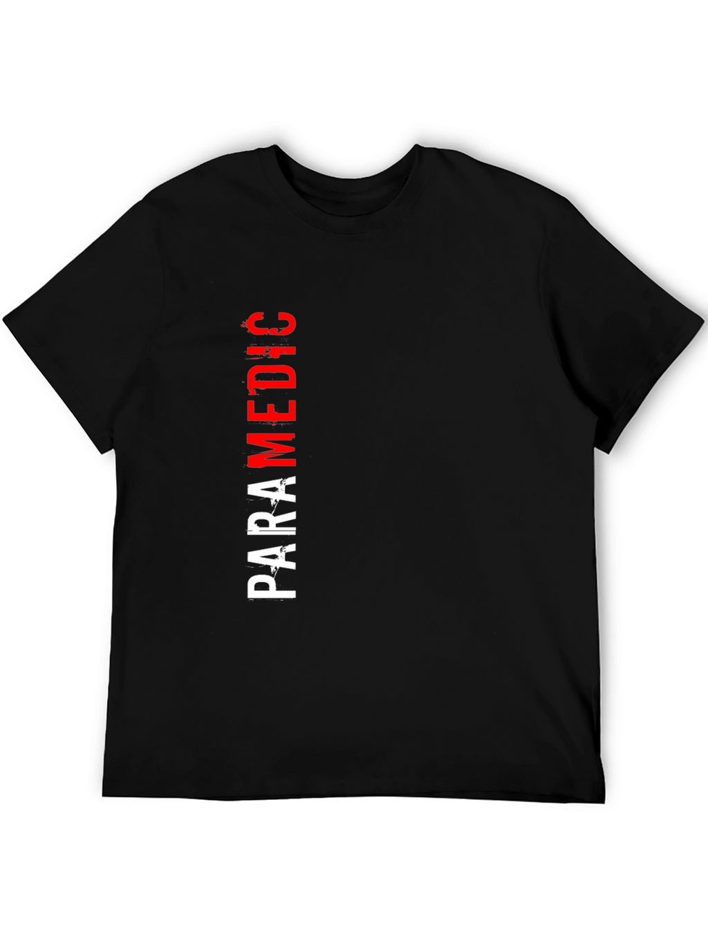 Paramedic Graphic T-Shirt - Black Crew Neck
