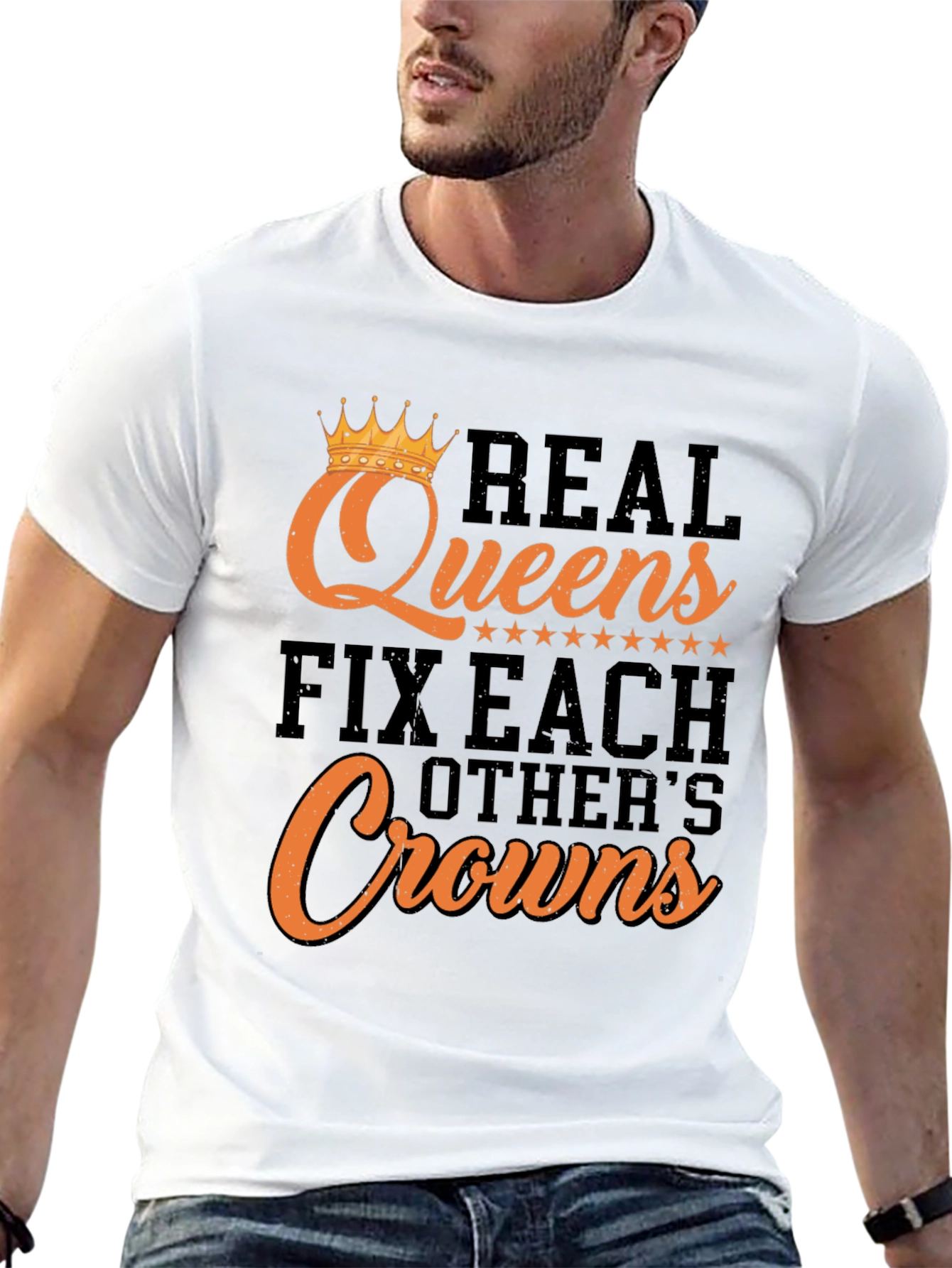 Real Queens Graphic Tee - Fix Each Others Crowns