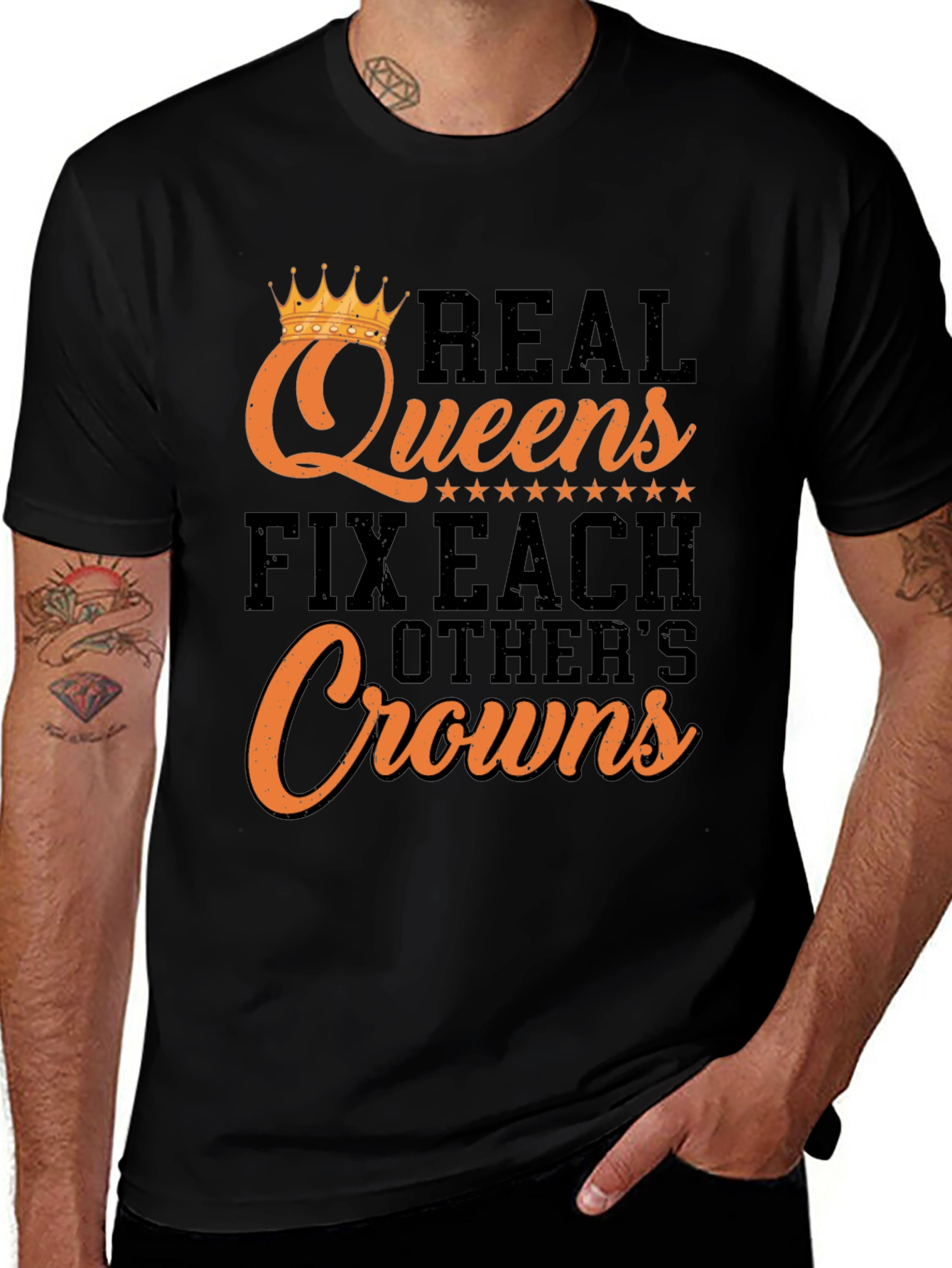 Real Queens Graphic Tee - Fix Each Others Crowns