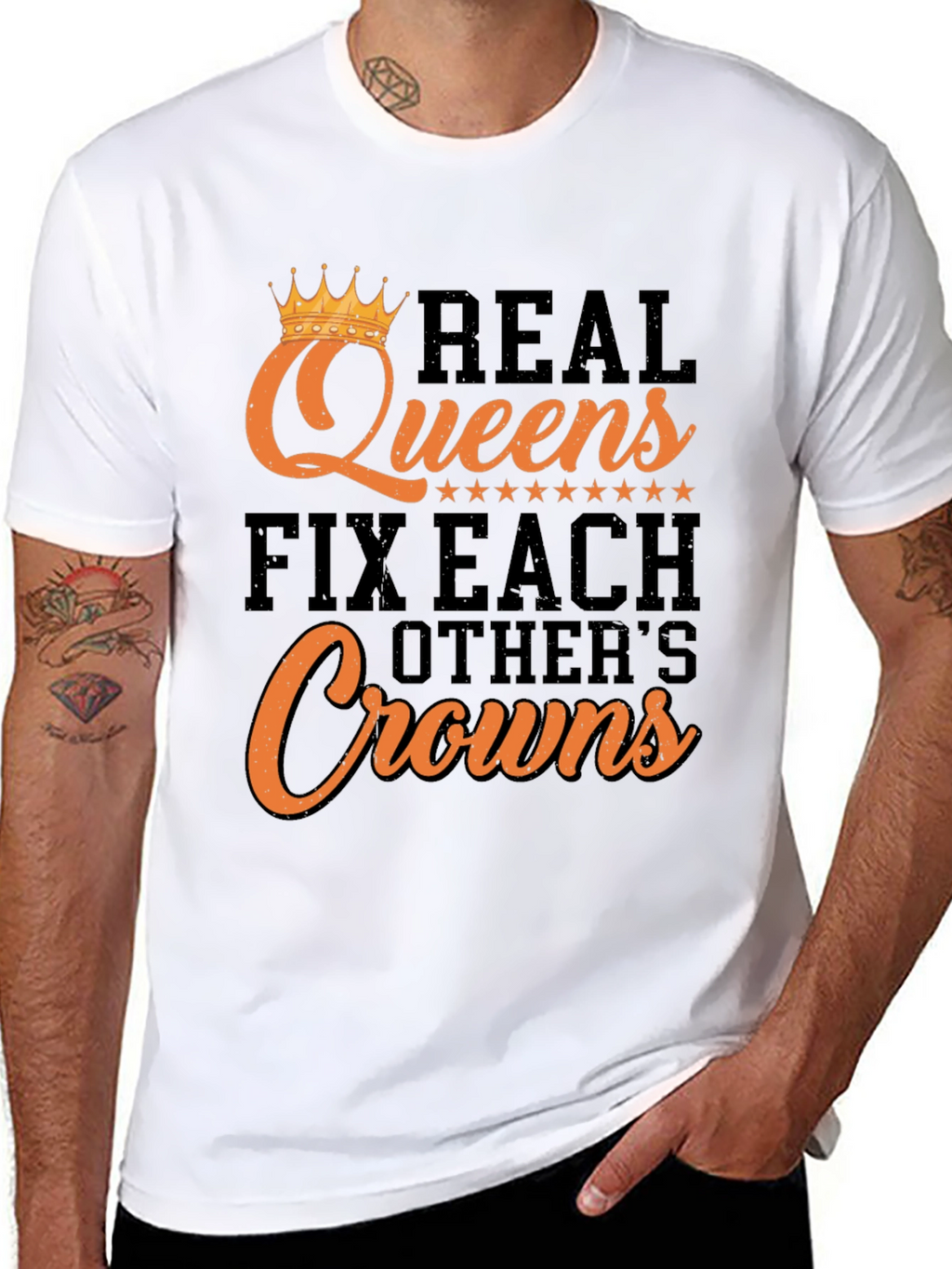 Real Queens Graphic Tee - Fix Each Others Crowns