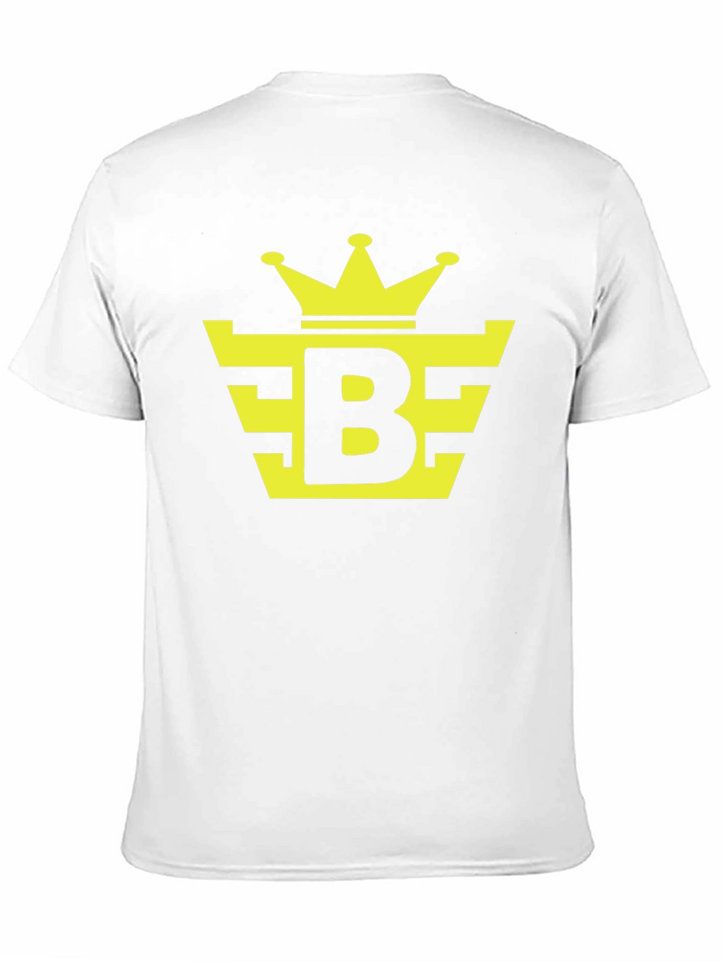 Black Tee with Yellow Crown Logo