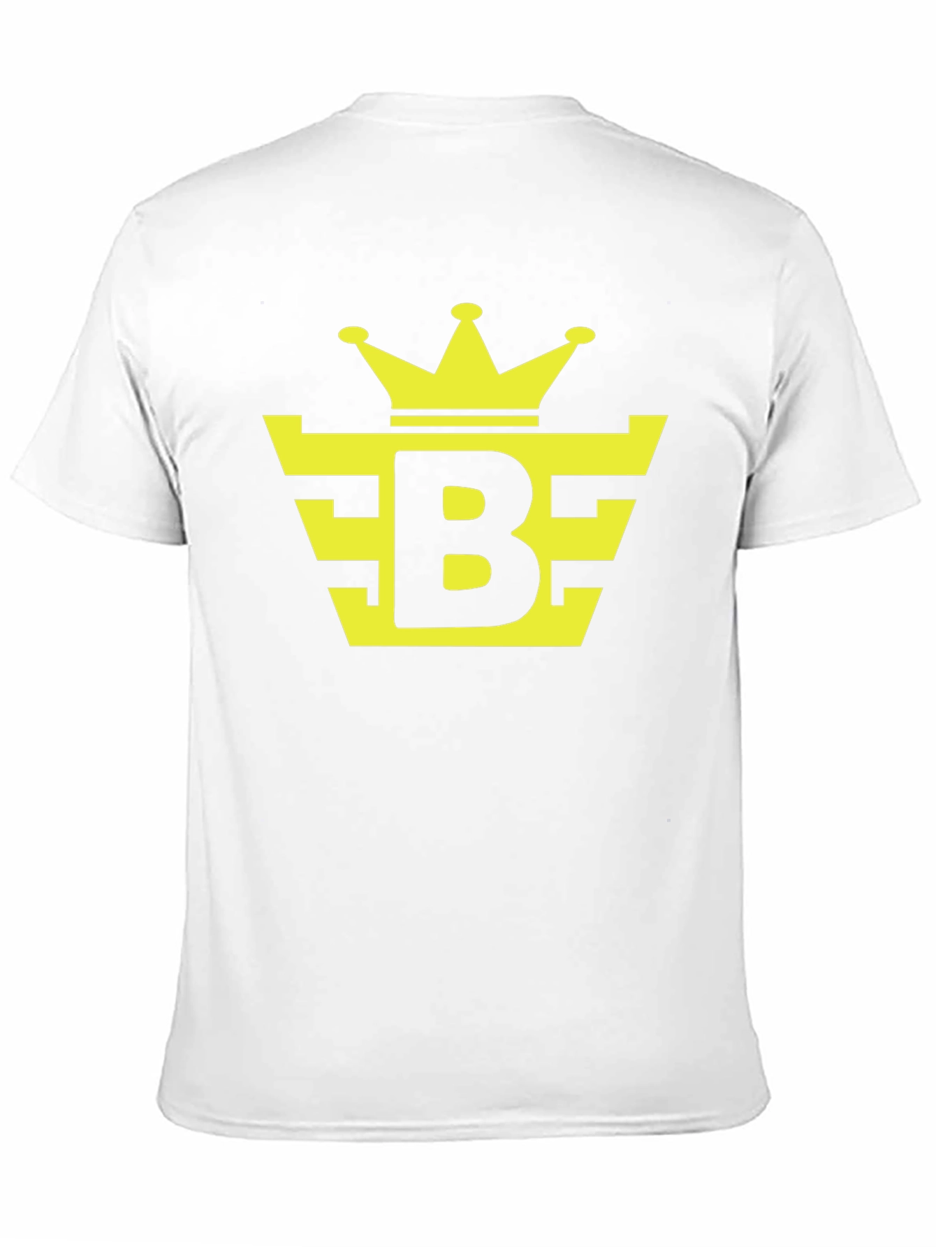 Black Tee with Yellow Crown Logo