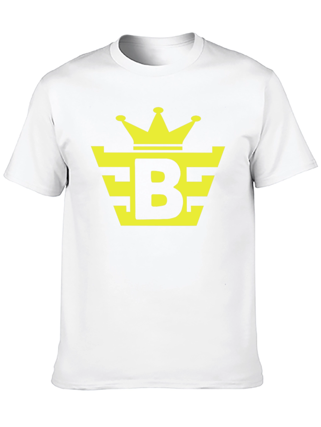 Black Tee with Yellow Crown Logo