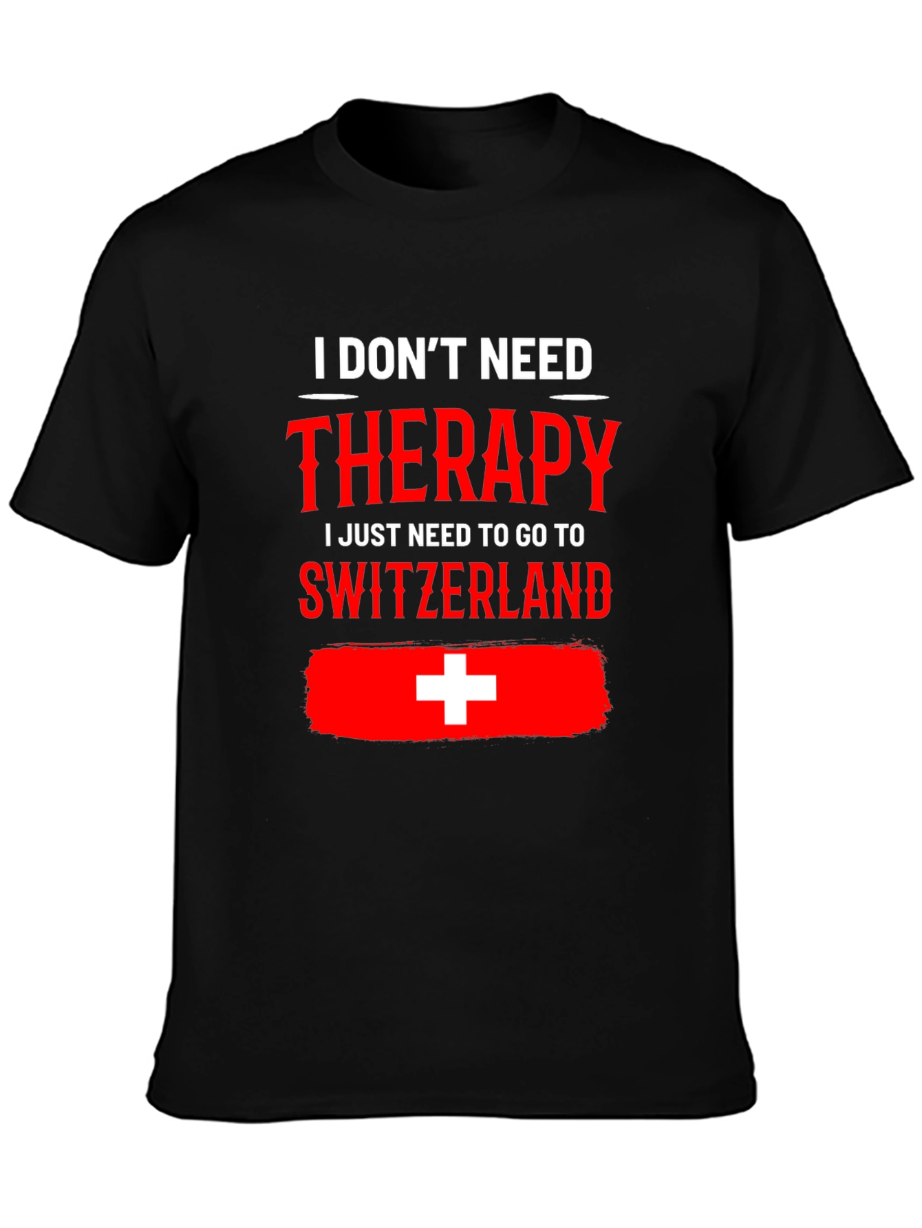 Switzerland Therapy Graphic Tee
