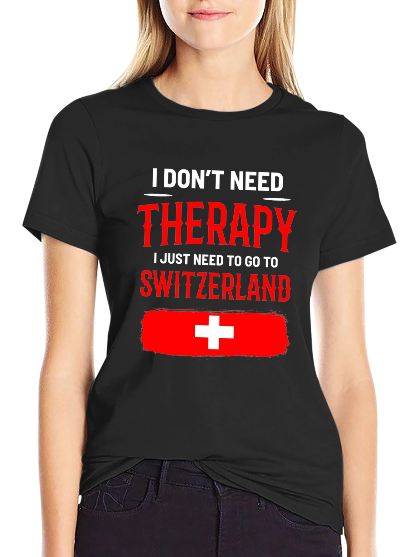 Switzerland Therapy Graphic Tee