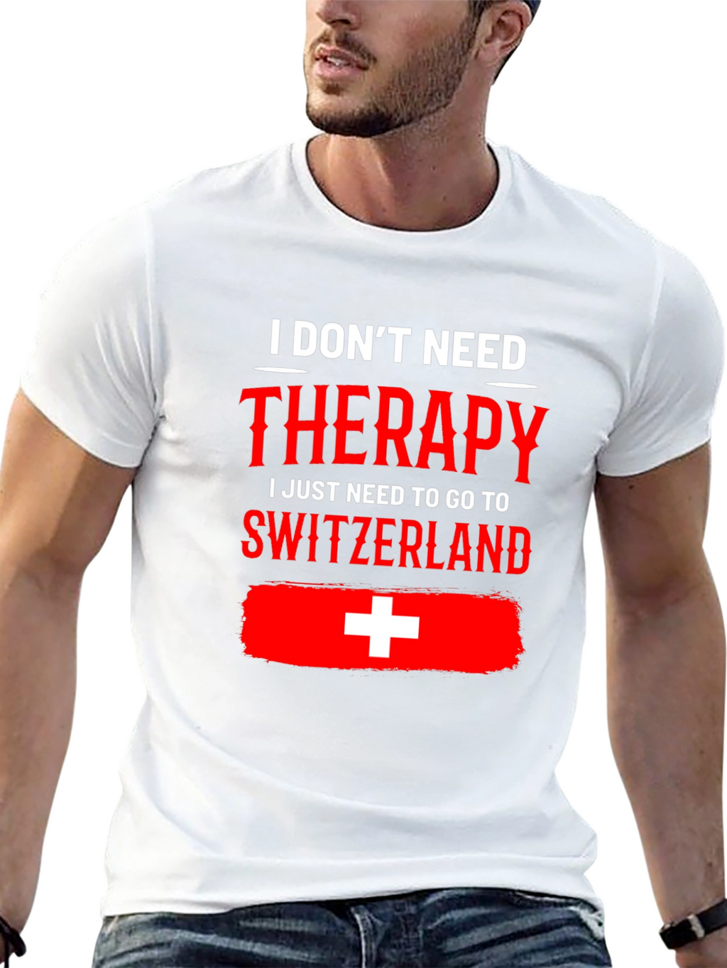Switzerland Therapy Graphic Tee