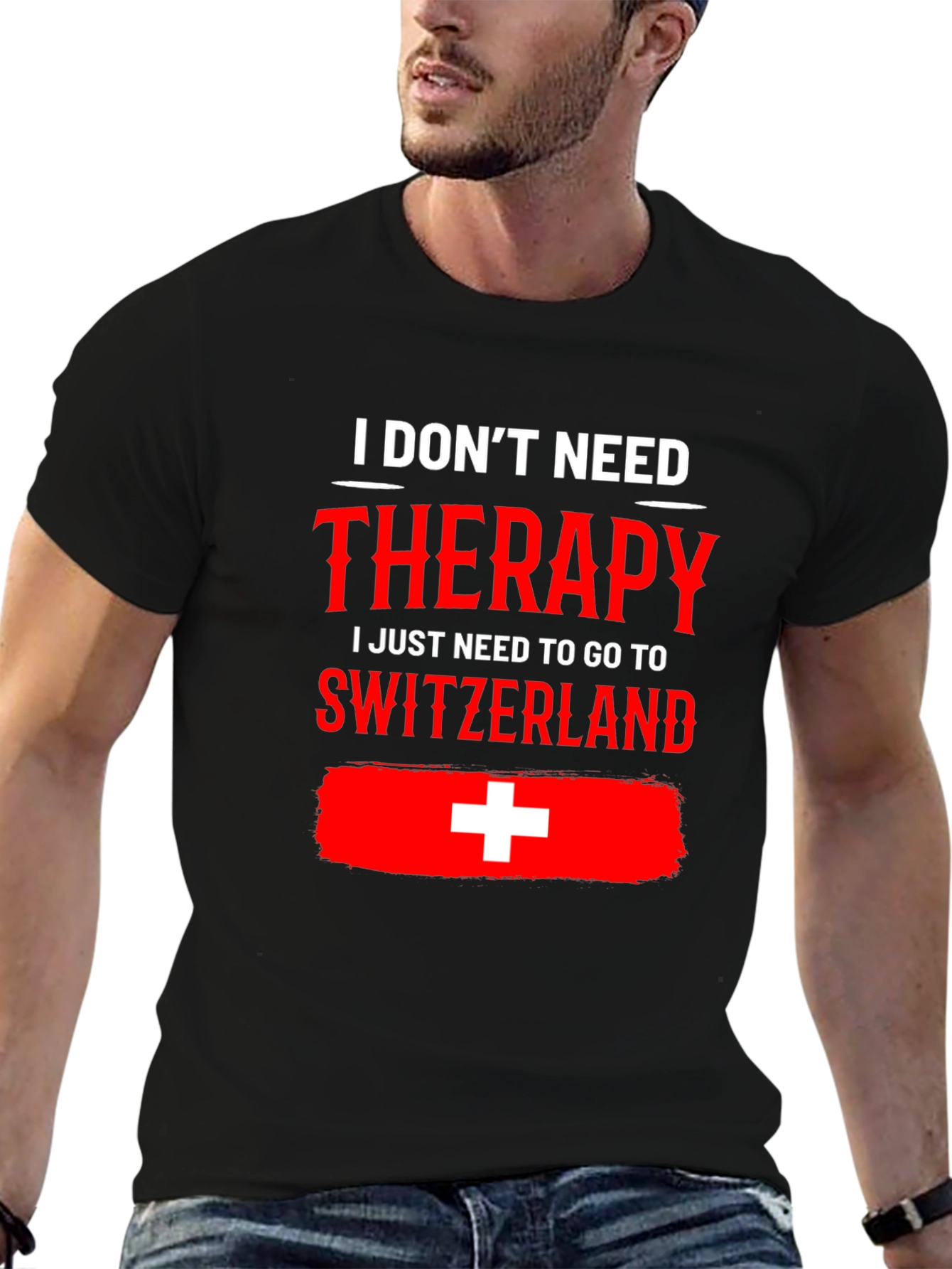 Switzerland Therapy Graphic Tee