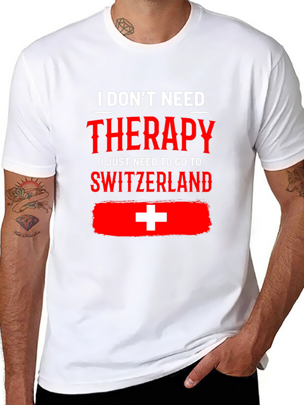Switzerland Therapy Graphic Tee