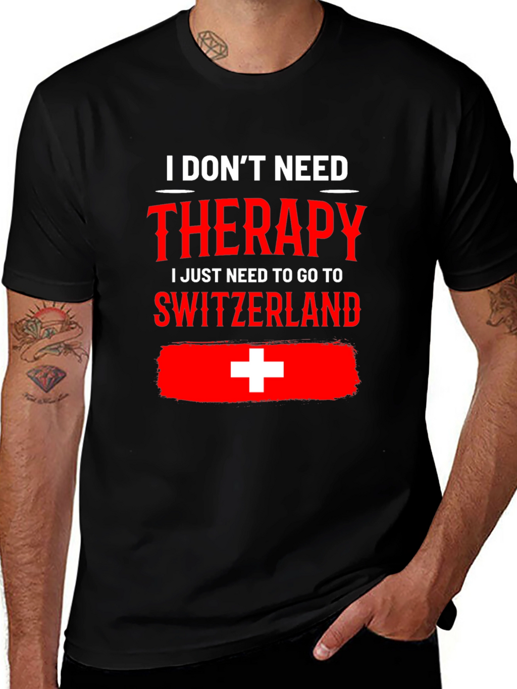 Switzerland Therapy Graphic Tee