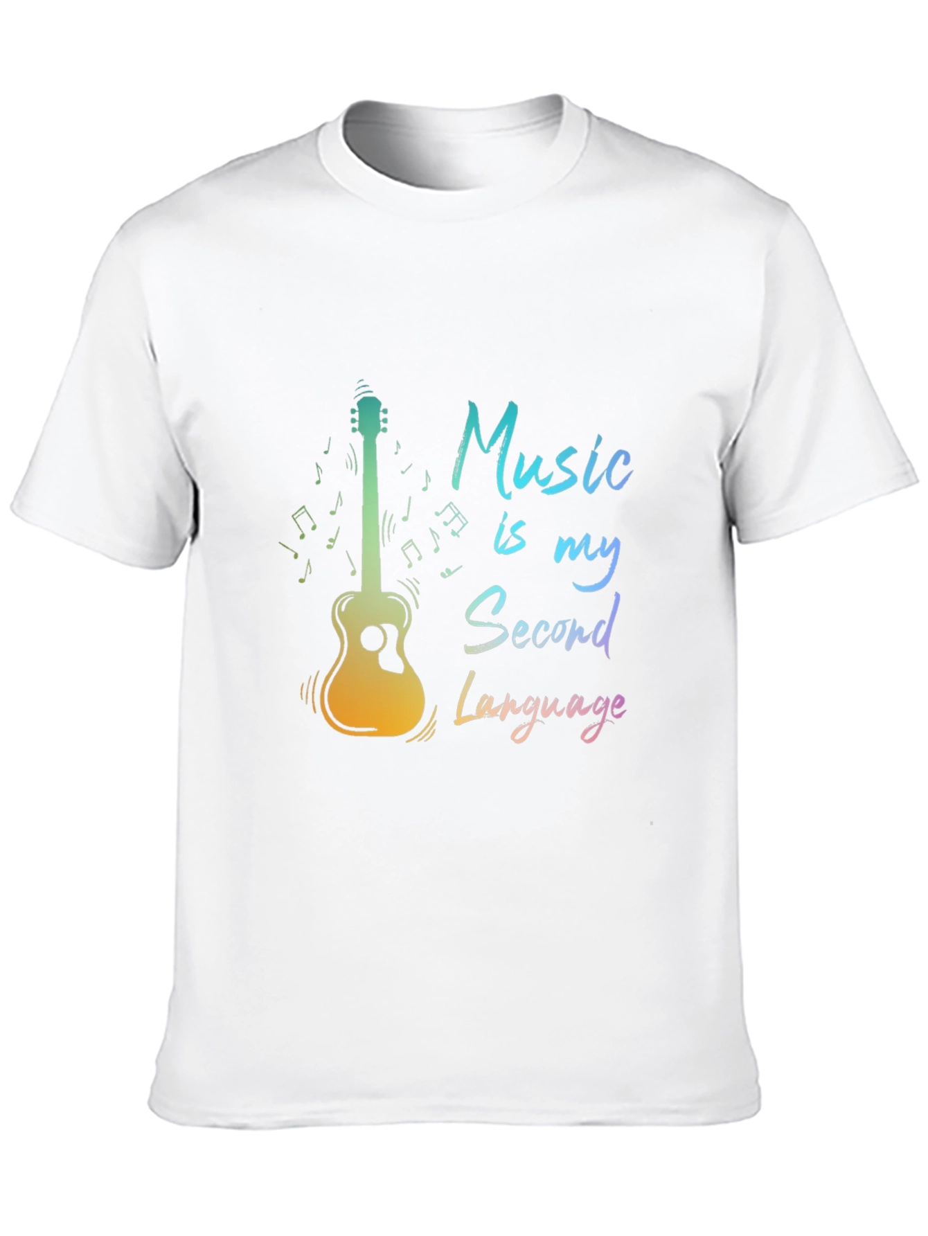 Music is My Second Language Graphic Tee