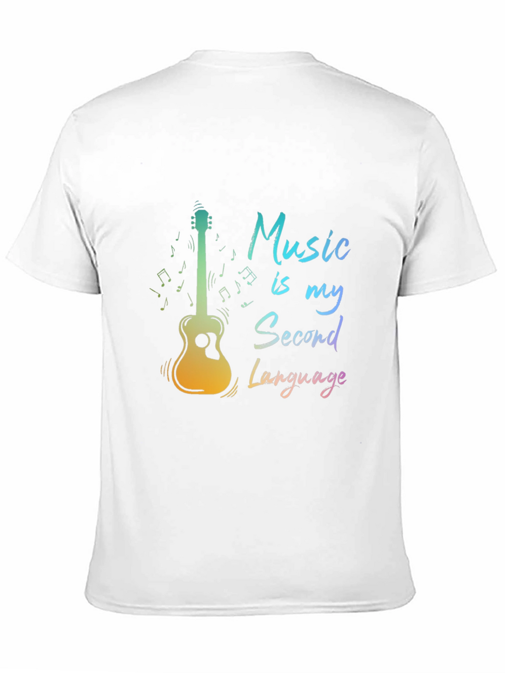 Music is My Second Language Graphic Tee