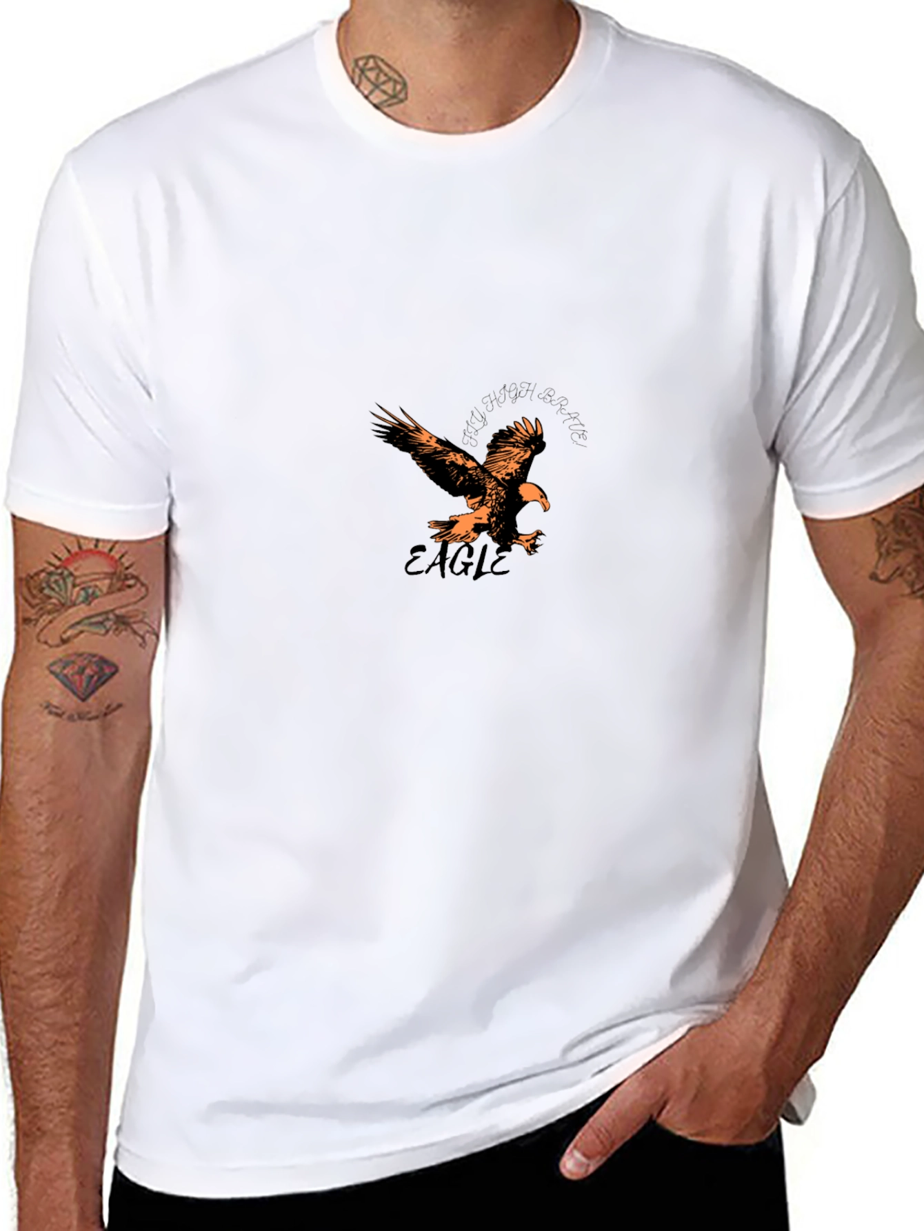 Eagle Graphic Black T-Shirt