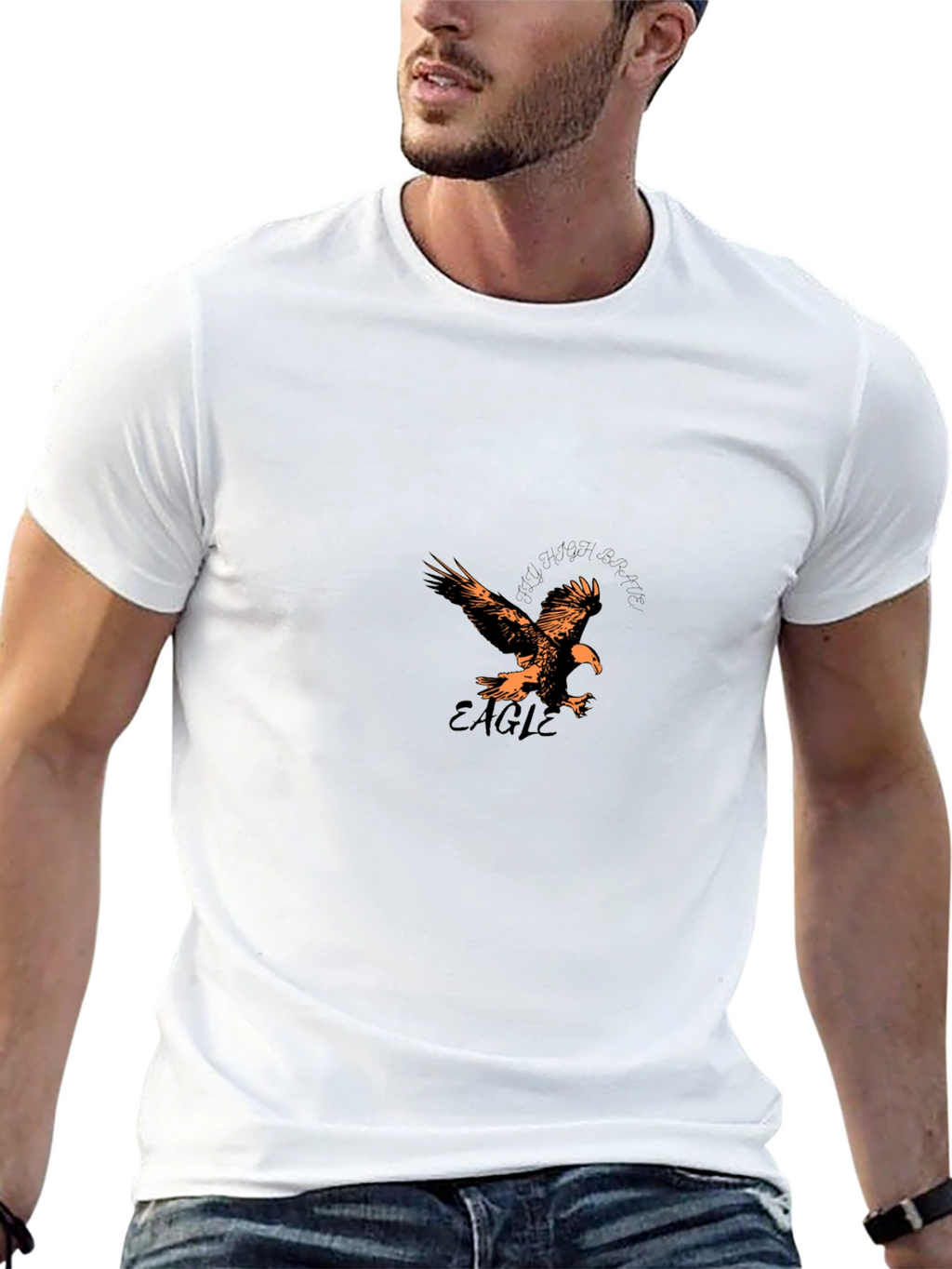 Eagle Graphic Black T-Shirt