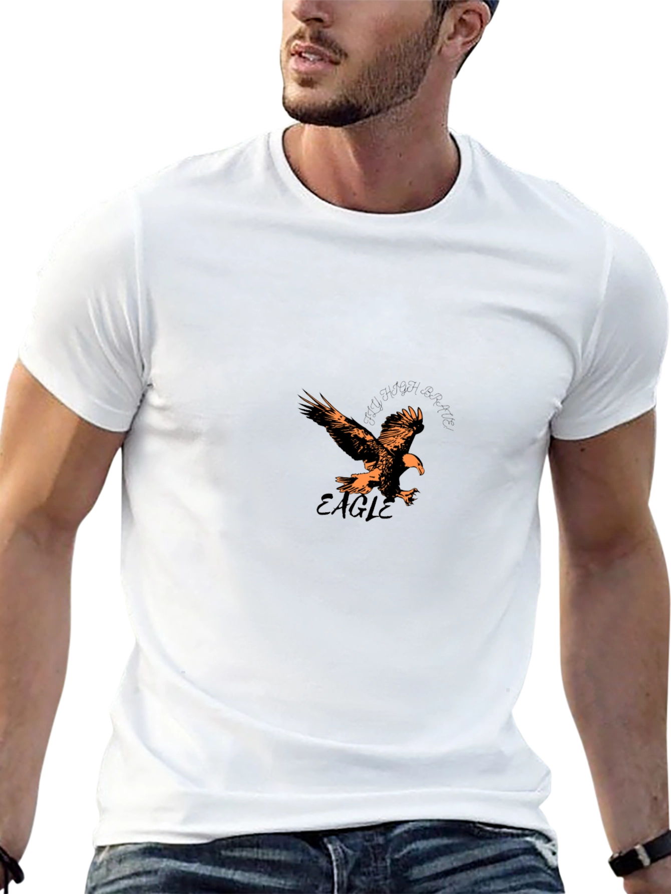 Eagle Graphic Black T-Shirt